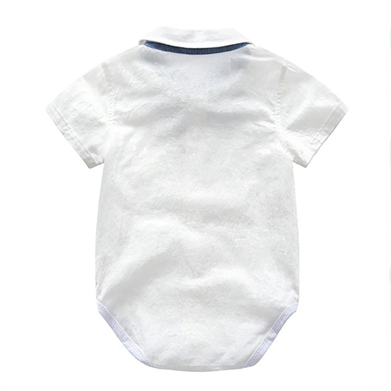 Baby Boy Shirt and Suspender Short Set