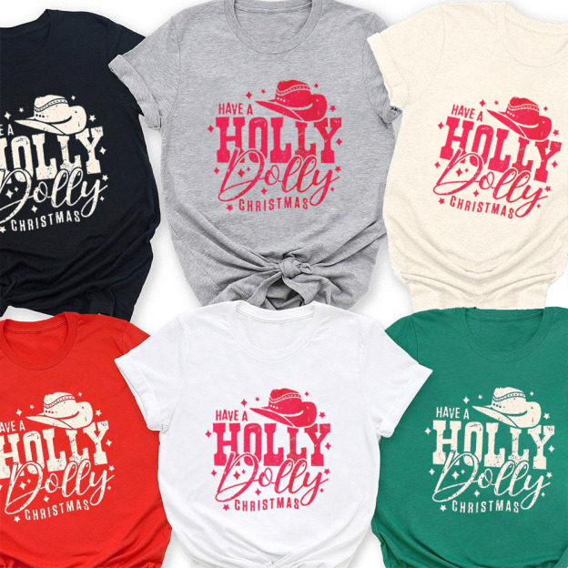 Holly Dolly Christmas Family Shirt