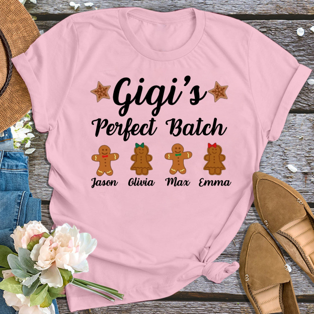 Personalized Grandparents Perfect Batch Christmas Shirt