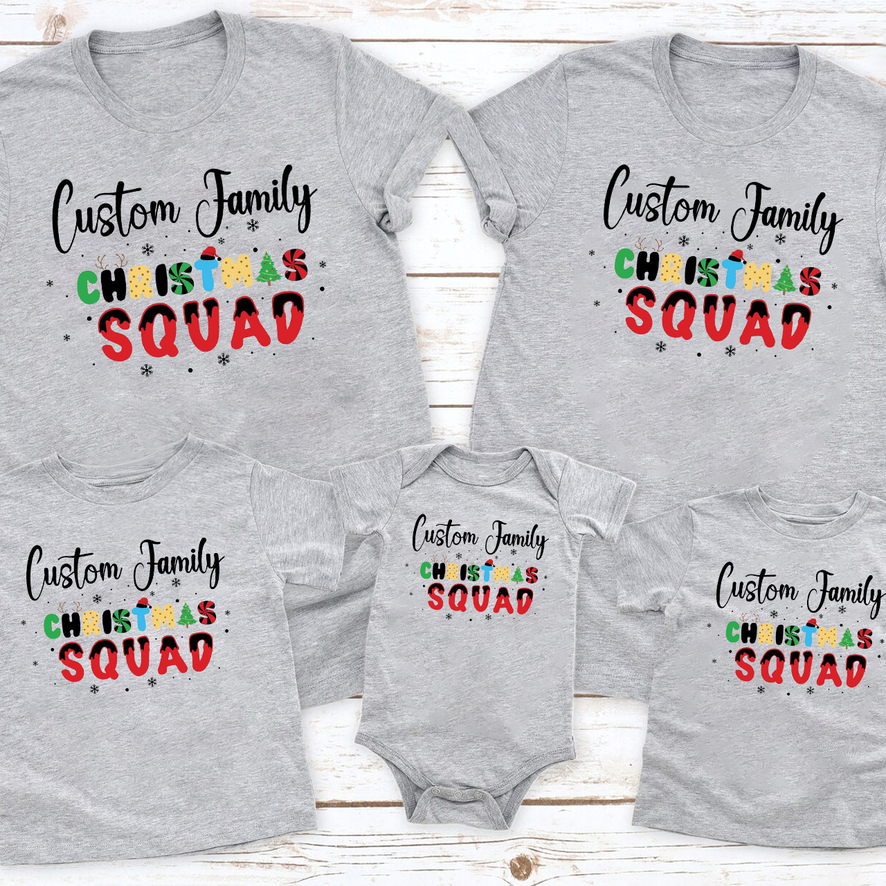 Christmas Squad Family Shirt