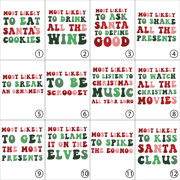 Matching Family Christmas Funny Holiday Party Shirts