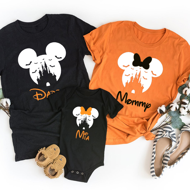 Minnie And Mickey Family Halloween Shirts