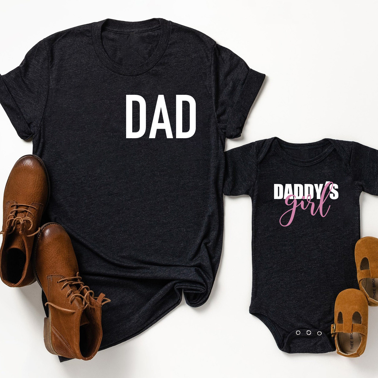 Matching Dad's Girl Father's Day Bodysuit & Shirts