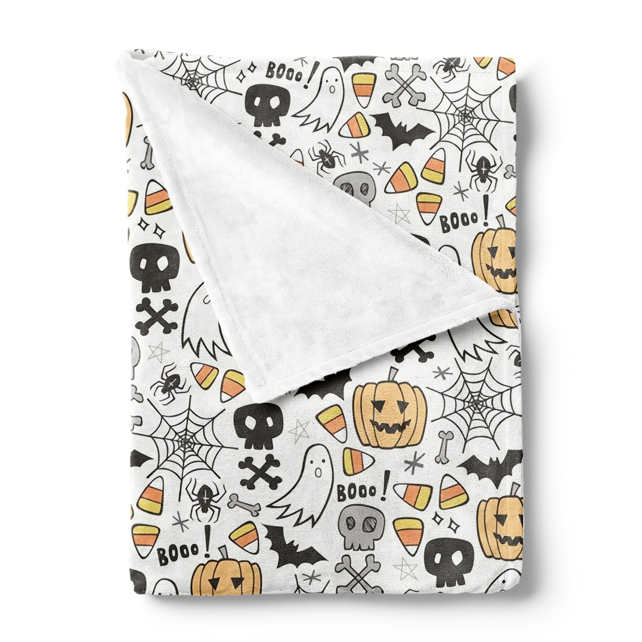 Pumpkin Halloween Flannel Blanket