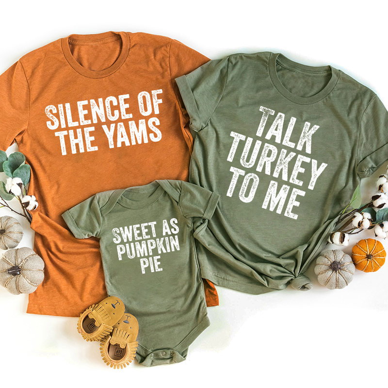 Thanksgiving Puns Friendsgiving Group Shirts