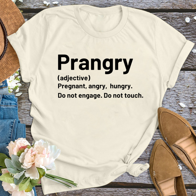 Prangry Mama Pregnancy Announcement Shirt