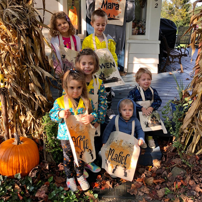 Personalized Halloween Tote Bag For Trick Or Treat