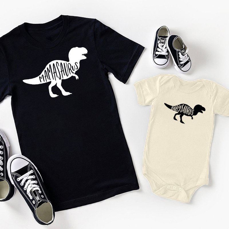 Mamasaurus Babysaurus Mom&Me Shirt