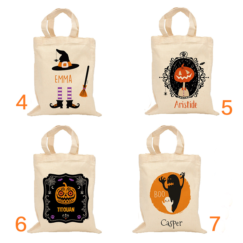 Personalized Halloween Trick or Treat Bags