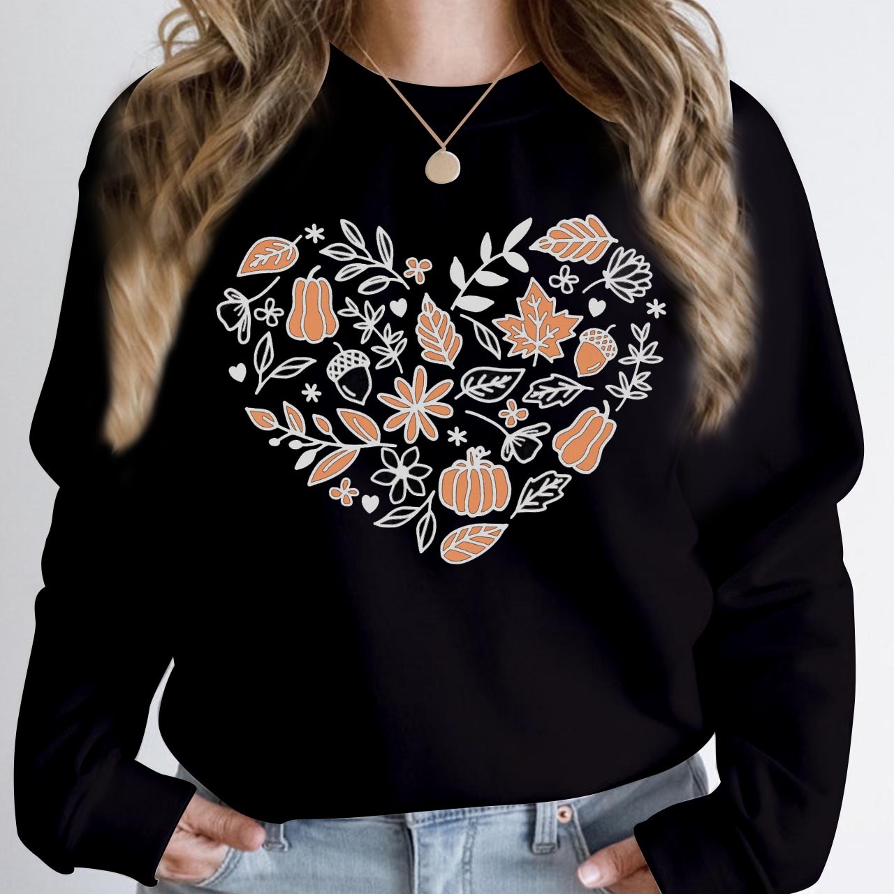 Vintage Pumpkin Patch Fall Sweatshirt For Mama