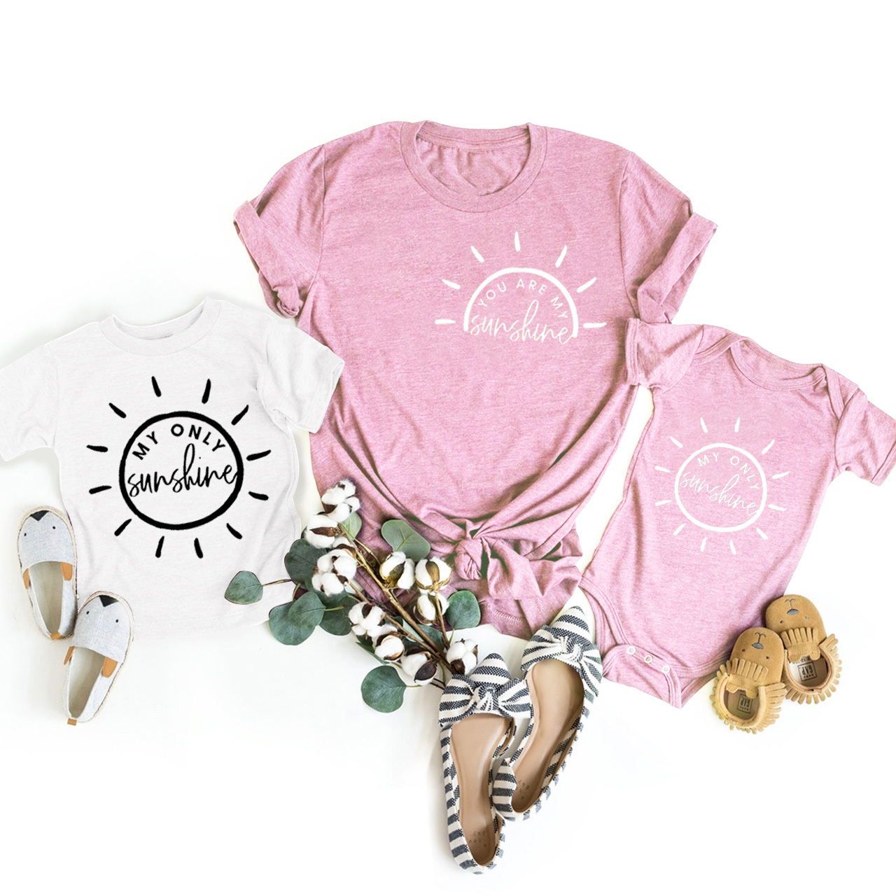 You are My Sunshine Matching Tees For Mom&Me