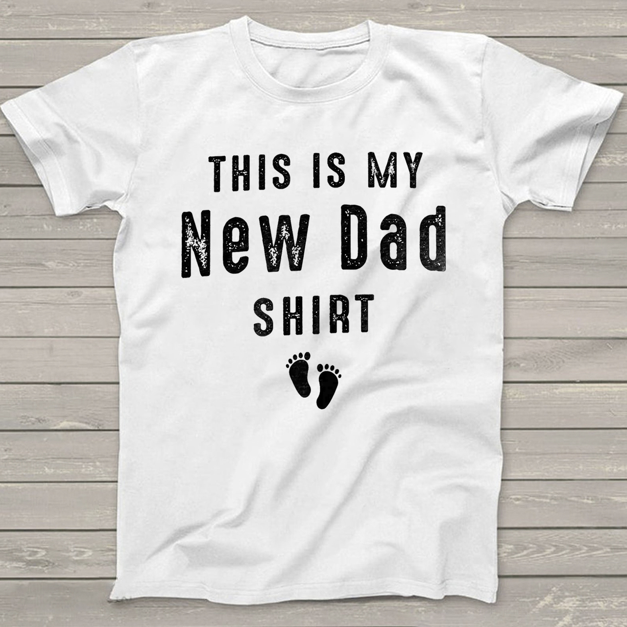 This is My New Dad Shirt First Father‘s Day T-shirt