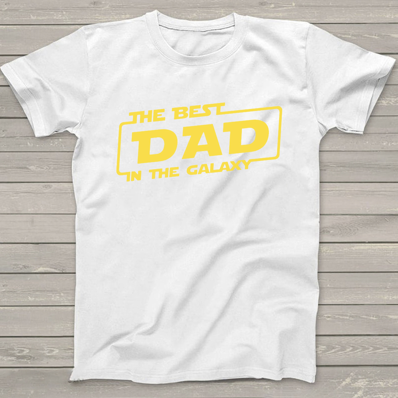 The Best Dad In The Galaxy Funny Dad T-shirt