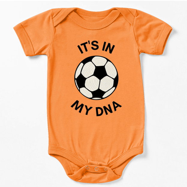 It's In My DNA Soccer Ball Baby Bodysuit