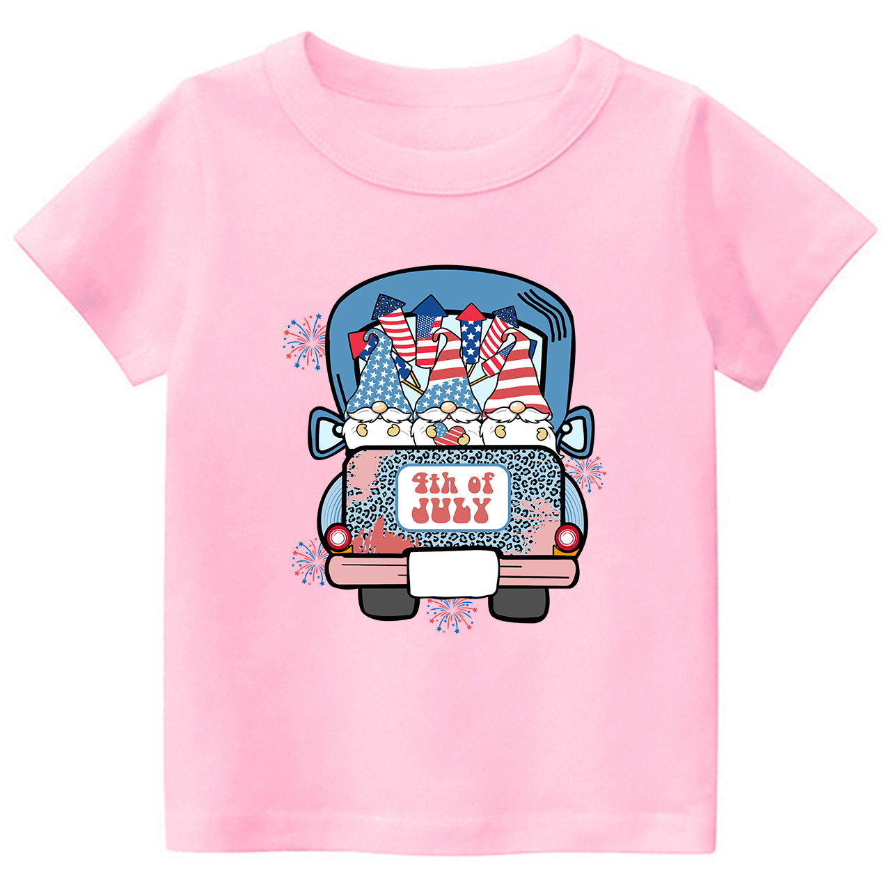 4th Of July Truck Toddler Tees