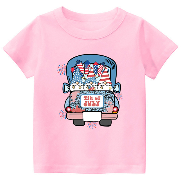 4th Of July Truck Toddler Tees