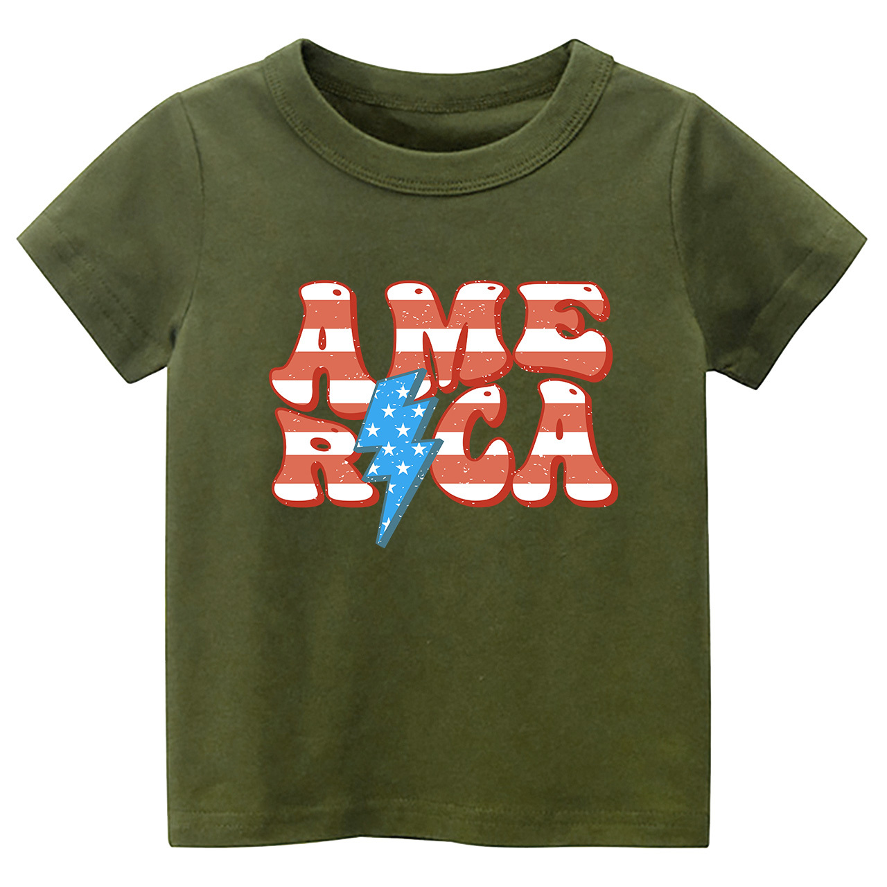 American Independence Day Retro Toddler Tees
