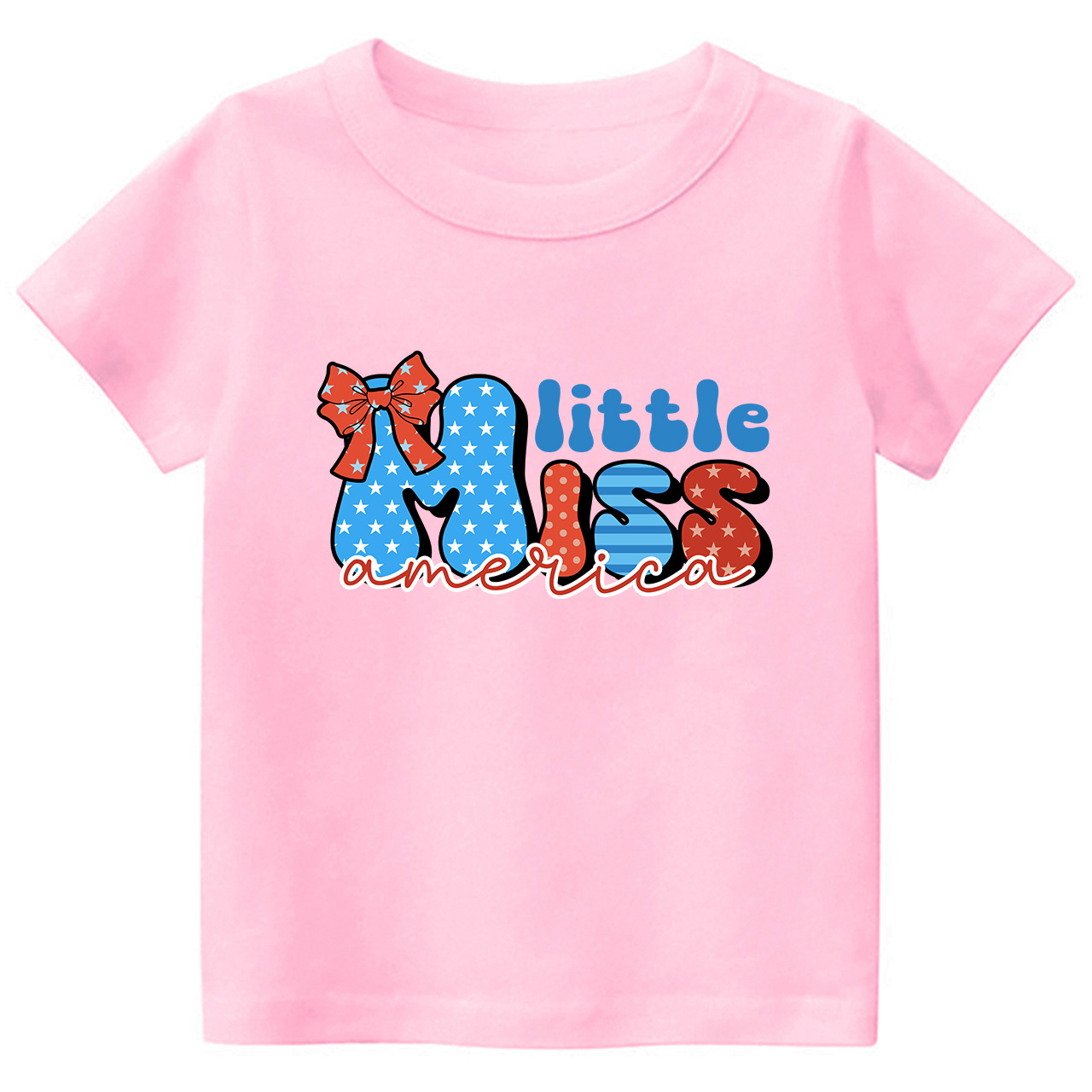 Little Miss America Retro Toddler Tees