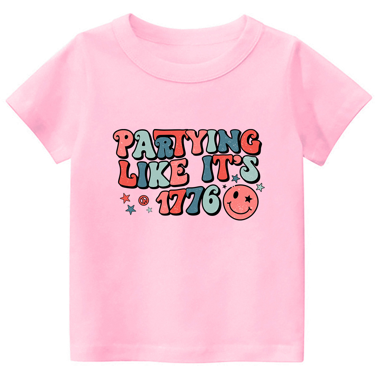 Partying Like It's 1776 Retro Toddler Tees