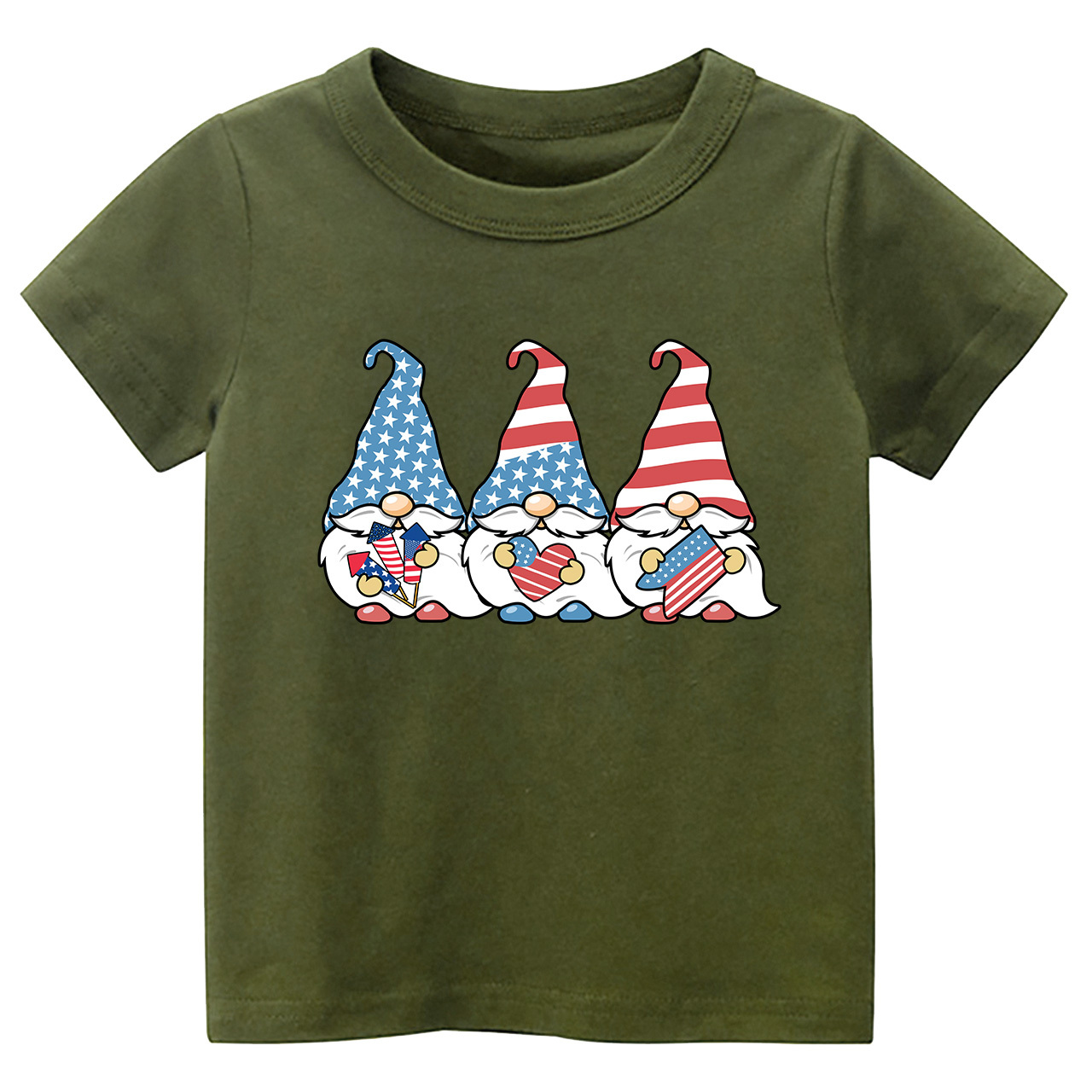 4th Of July Gnome Toddler Tees