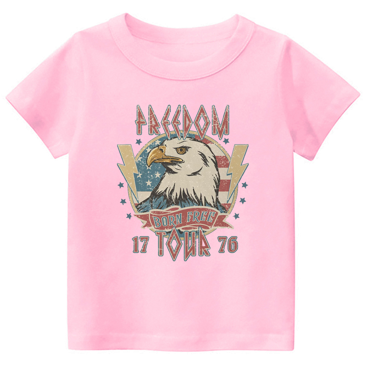 Freedom Born Free 1776 Tour Toddler Tees