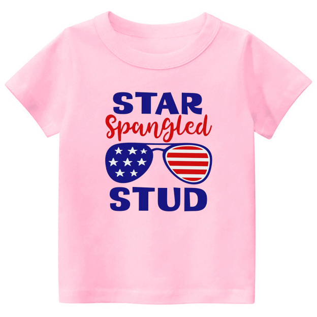 Star Spangled Stud Toddler Tees