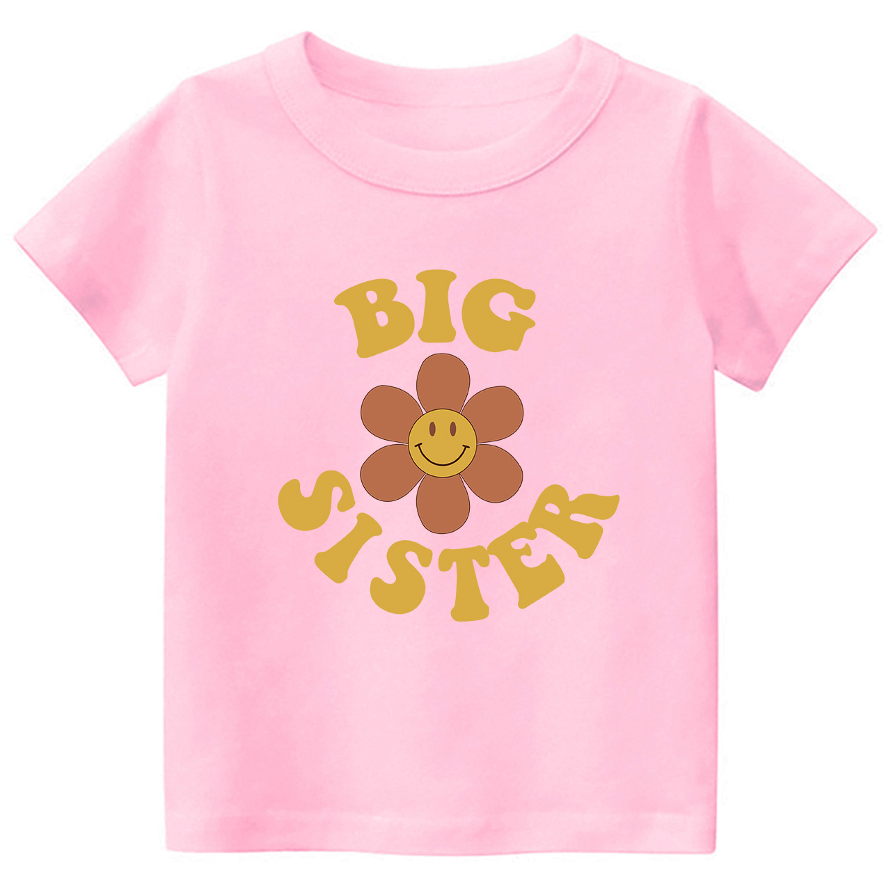 Big Sister Cute Vintage Toddler Shirt