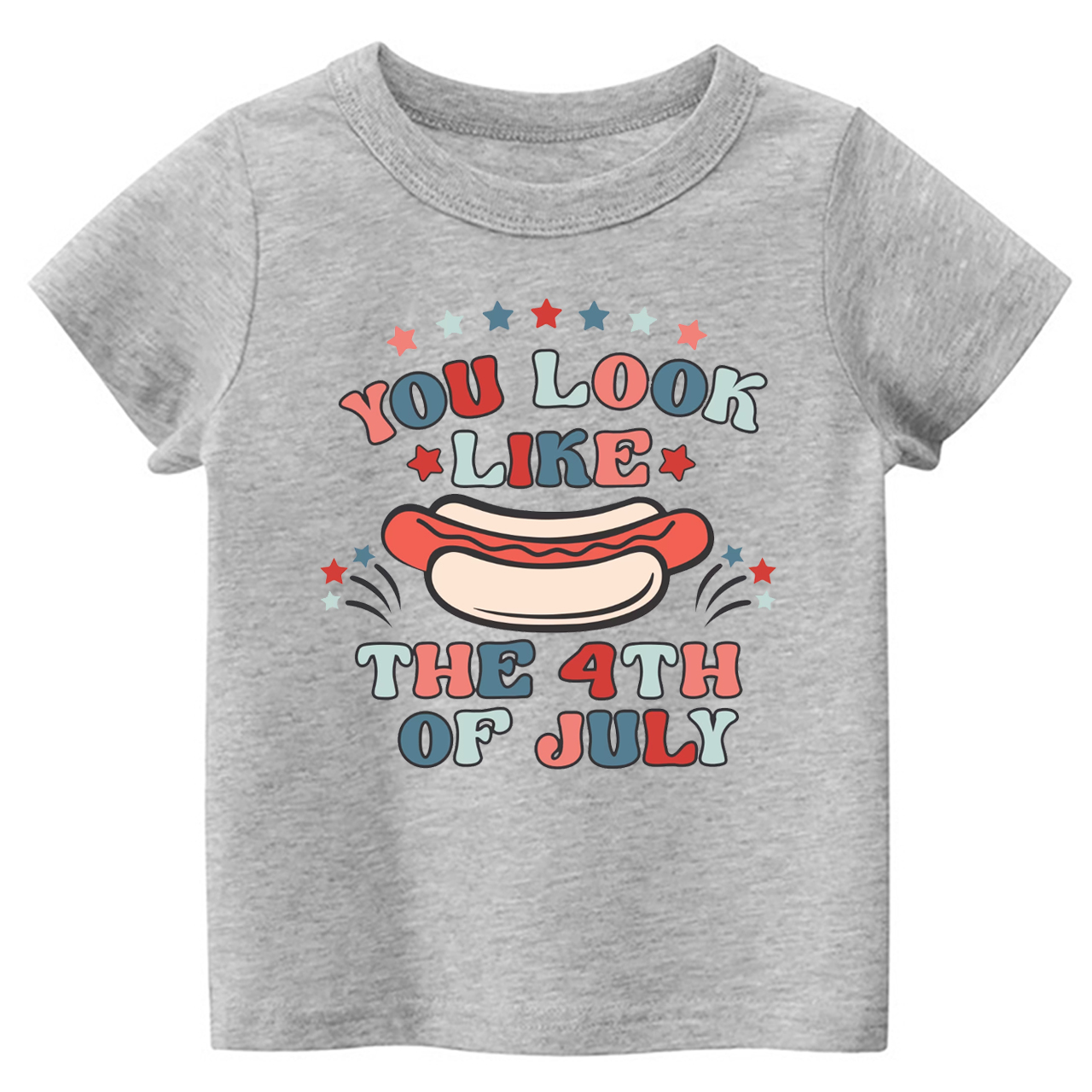 You Look Like The 4th Of July Hotdog Toddler Tee