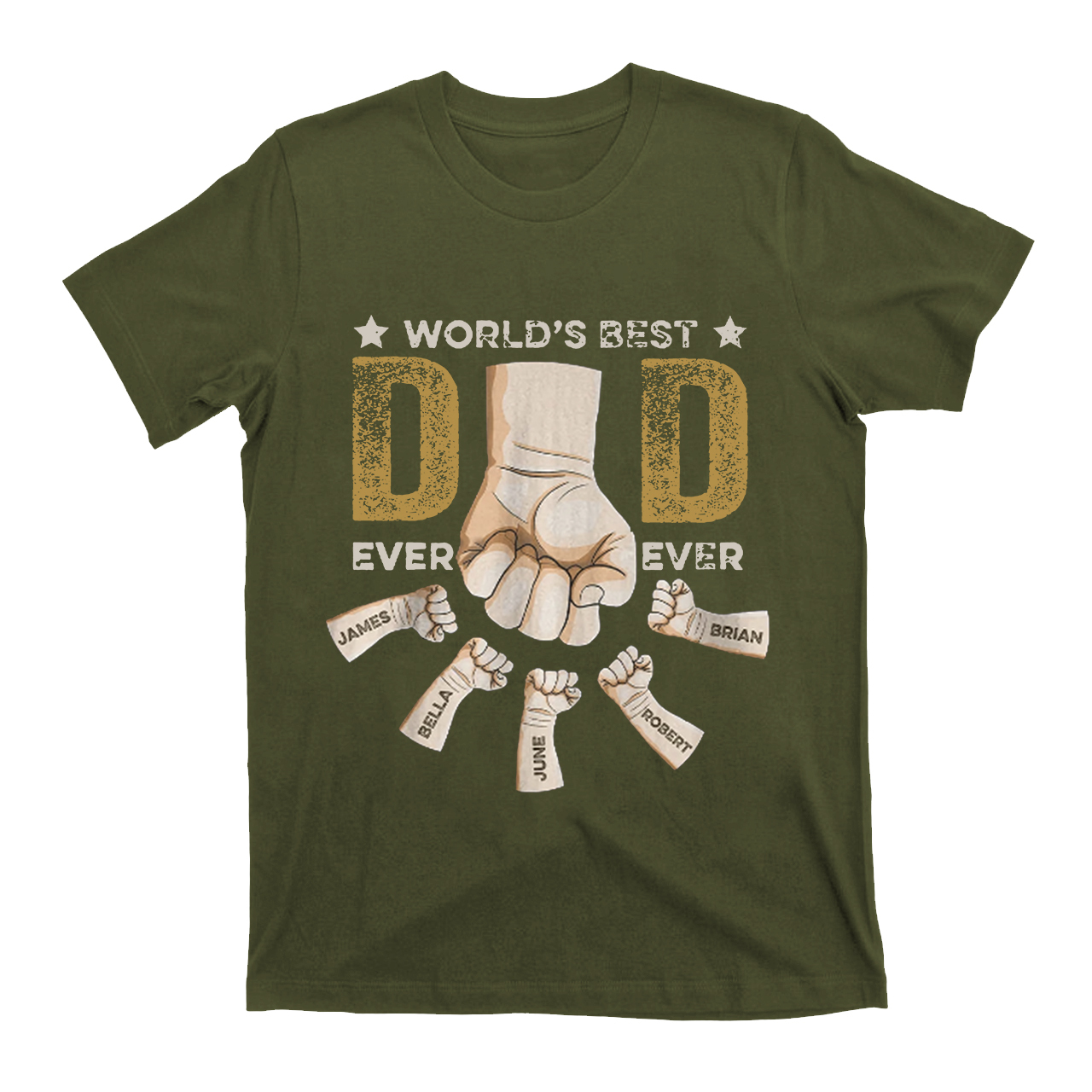 Best Dad Ever Ever PersonzalFather Funny Shirt
