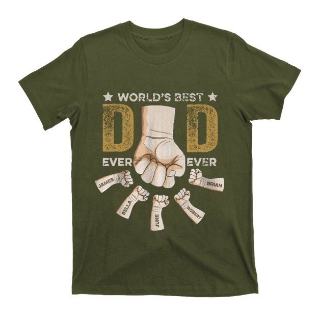 Best Dad Ever Ever PersonzalFather Funny Shirt