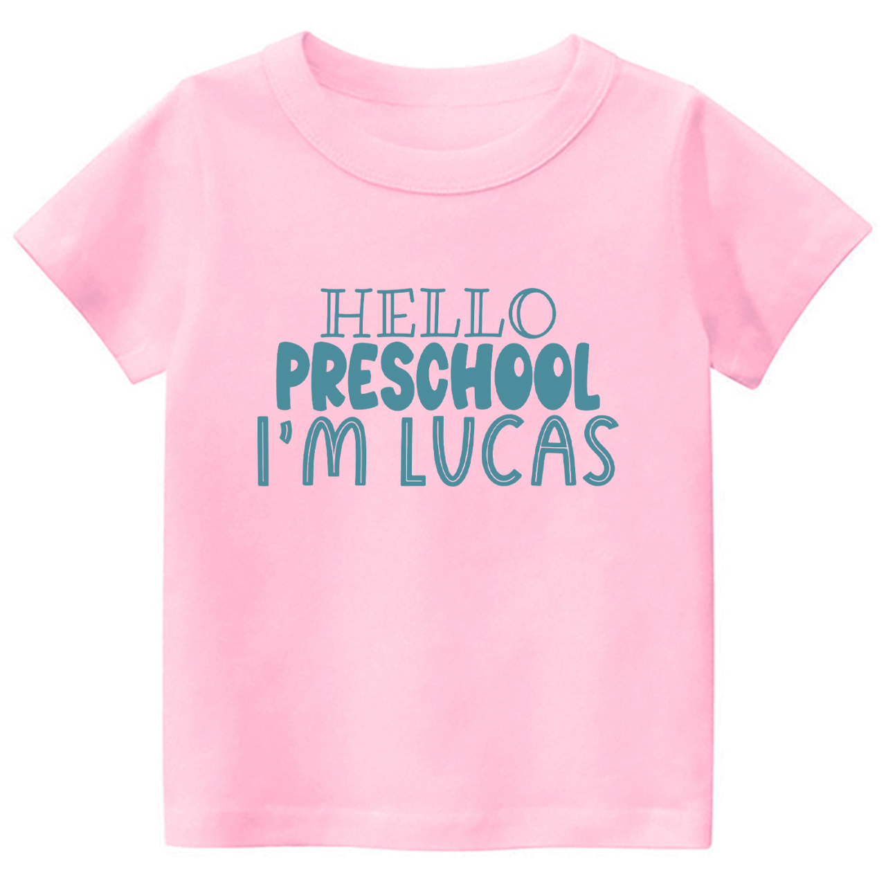Personalized Hello Preschool Back To School Toddler Shirts