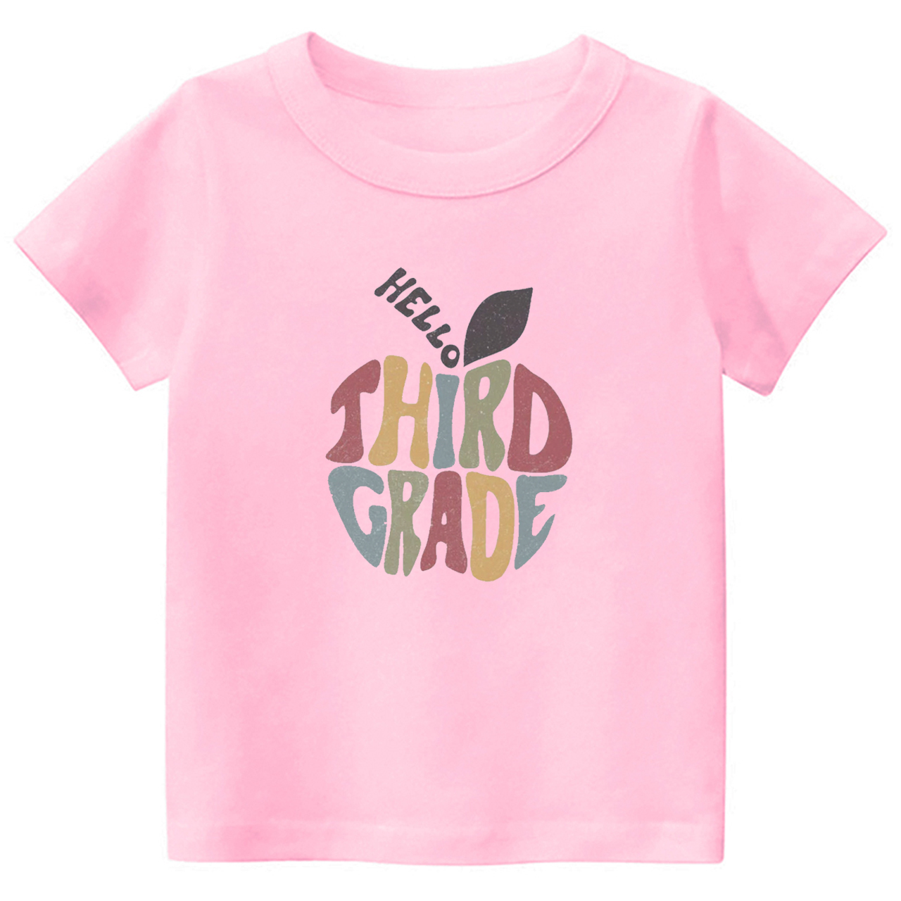 Personalized Hello Third Grade Back To School Toddler Shirts