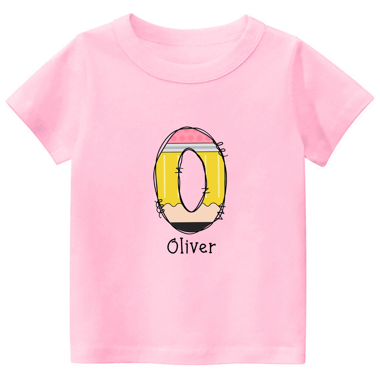 Custom Name Back To School Toddler Shirts