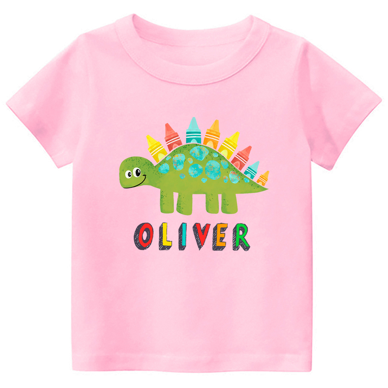Personalized Stegosaur Back To School Toddler Shirts