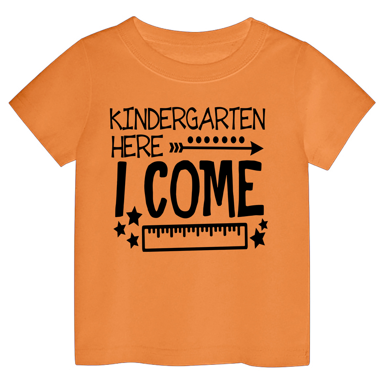 Kindergarten Here I Come Back To School Toddler Shirts