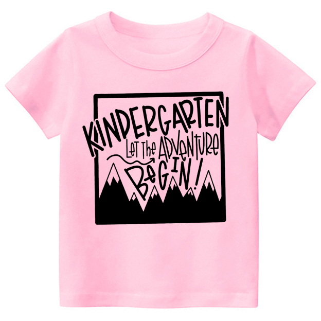 Kindergarten Let The Adventures Begin Back To School Toddler Shirts
