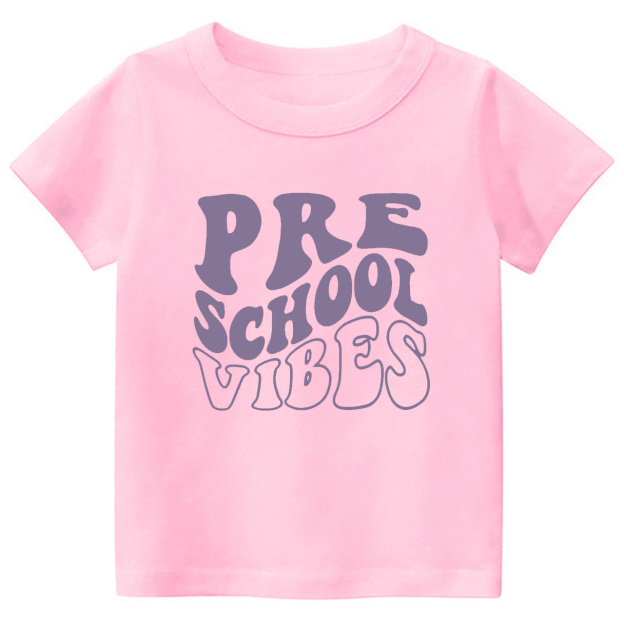 Back to School - Preschool Vibes Kids Shirts