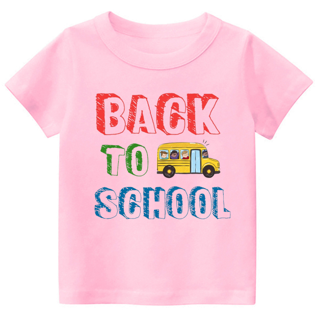 Get On The School Bus Back to School Kids Shirts