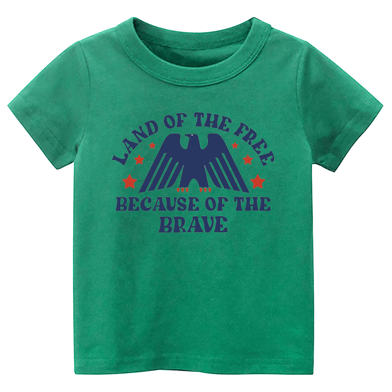 Land Of The Free Because Of The Brave Toddler Shirt
