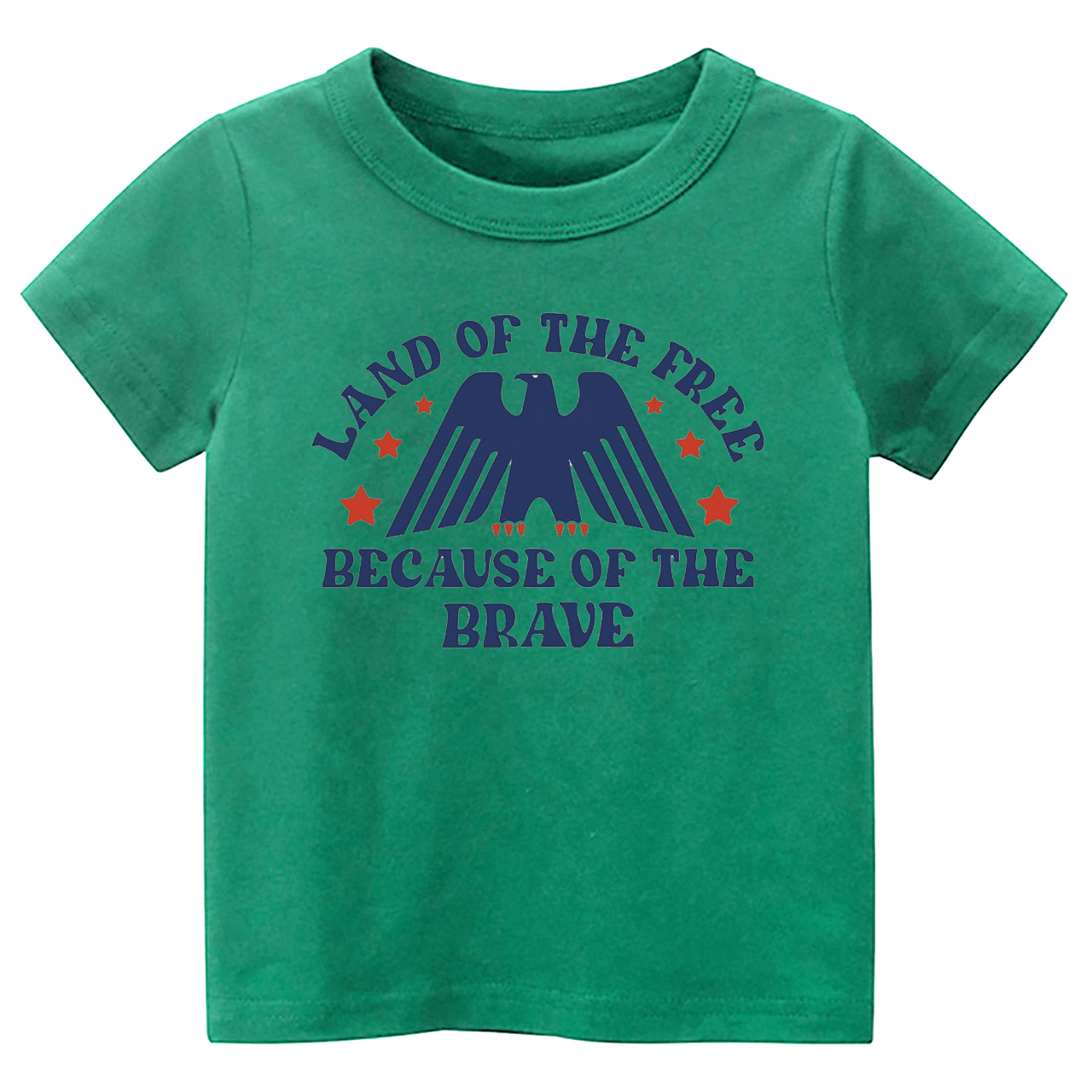 Land Of The Free Because Of The Brave Toddler Shirt