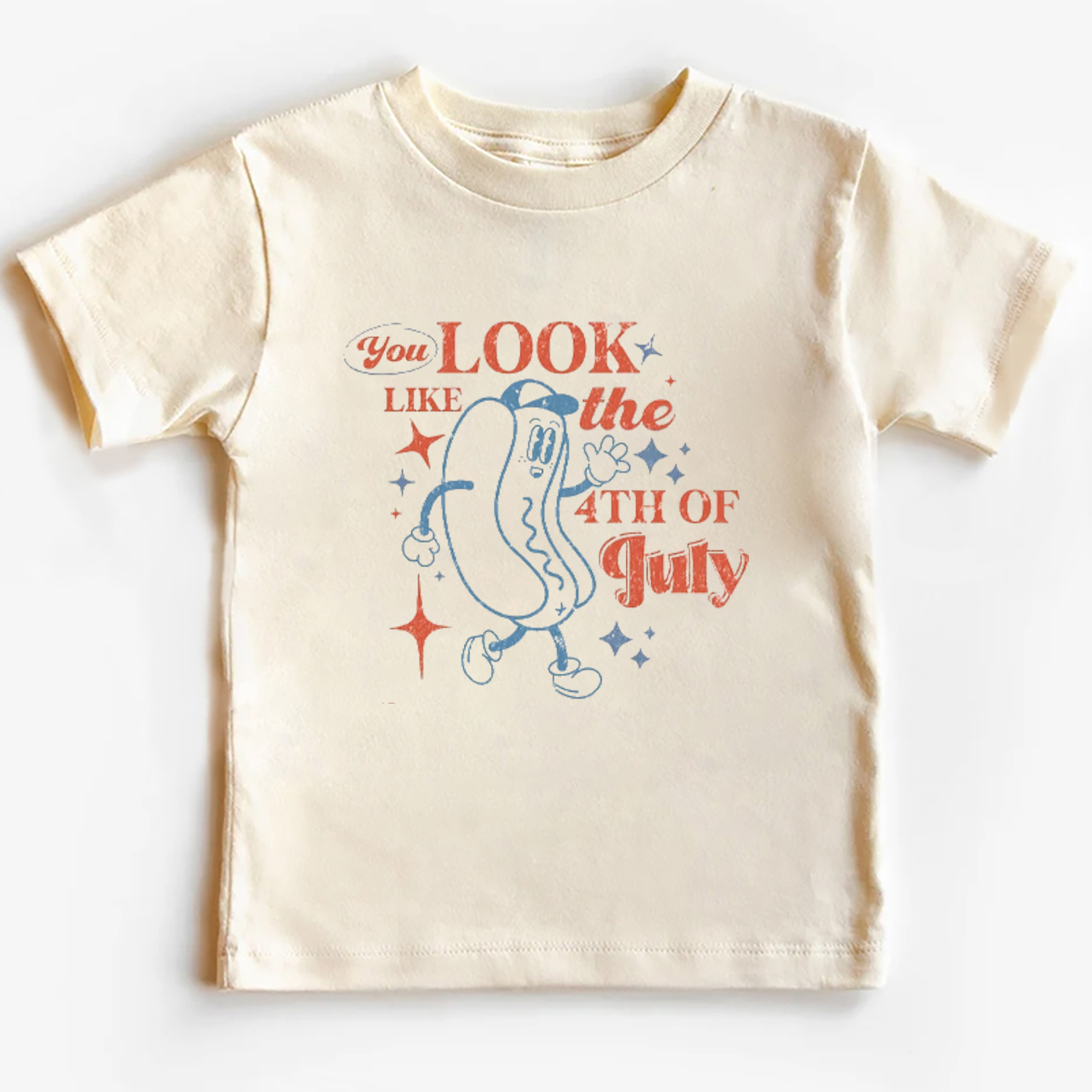 Hotdog Look Like The 4th Of July Toddler Shirt