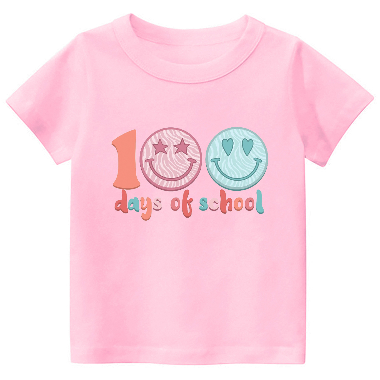 100 Days Of School Retro Kids Shirts