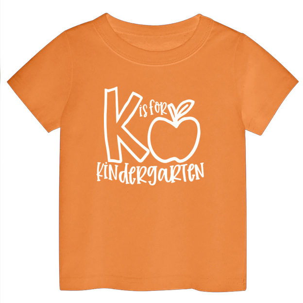 K Is For Kindergarten Student Tees