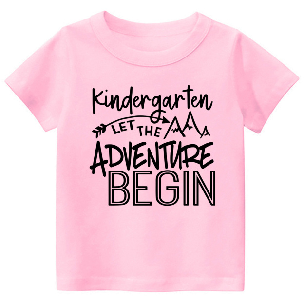 Rainbow Hello Kindergarten-School Shirt For Kids