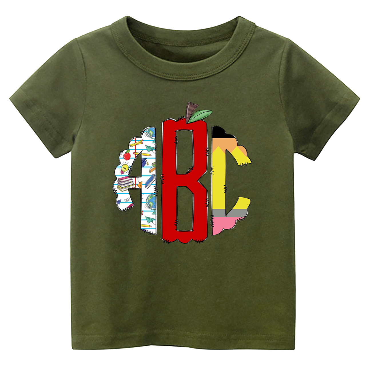 Toddler Back To School Print Shirt