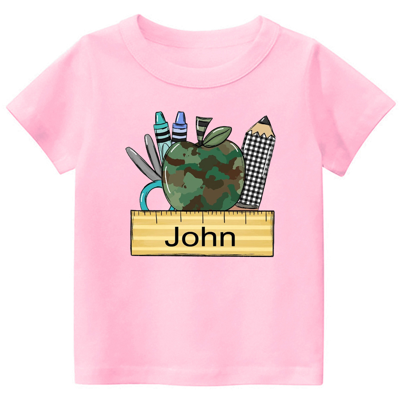 Personalized Ruler Name Kids Shirts