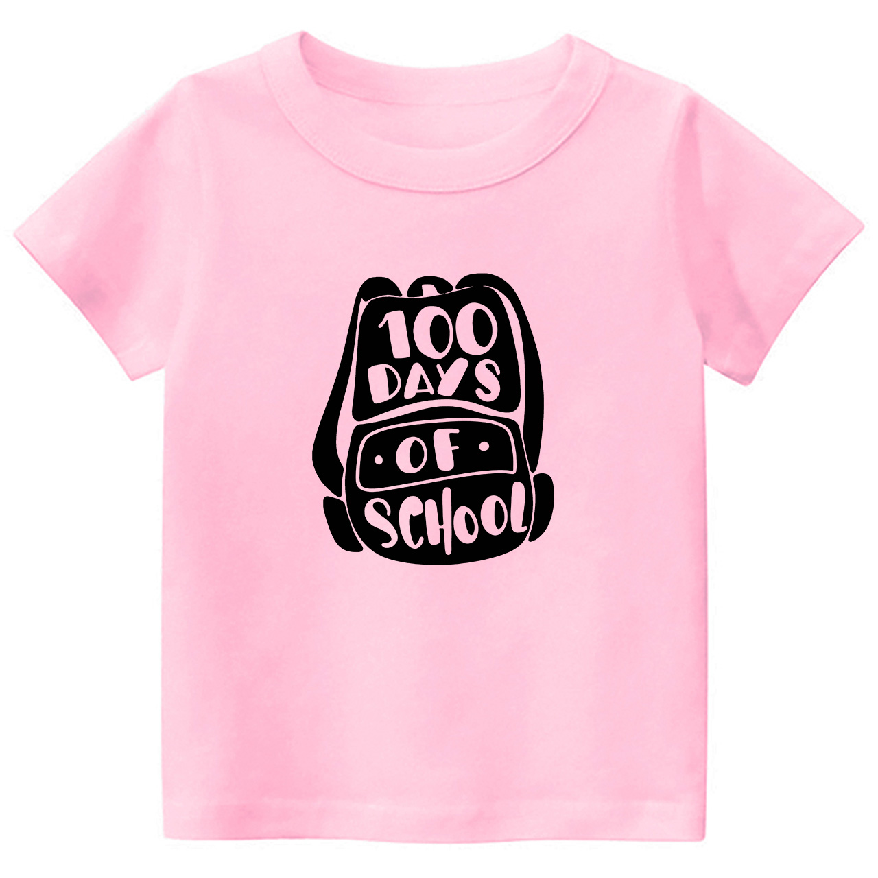 100 Days of School Backpack Kids T-shirts