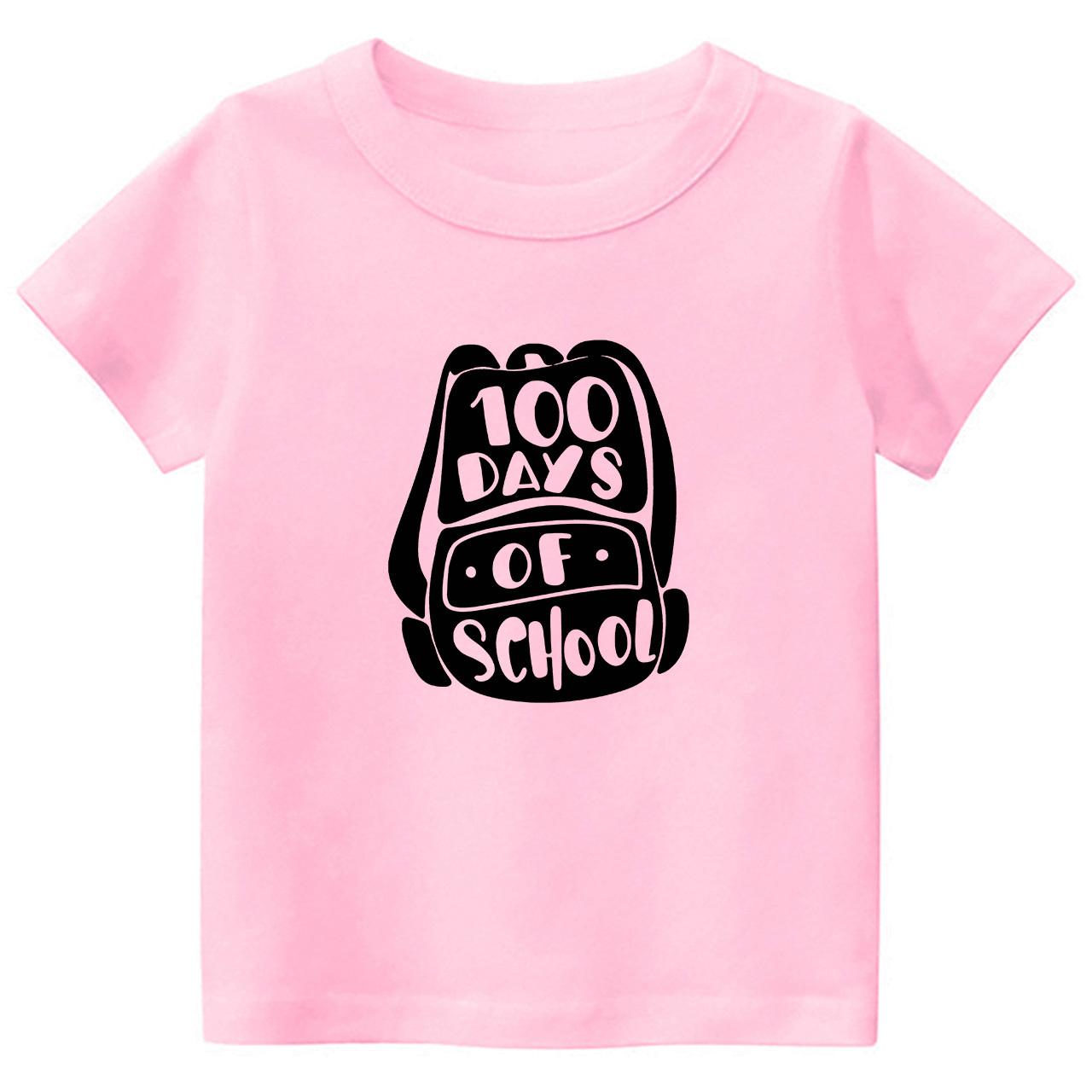 100 Days of School Backpack Kids T-shirts