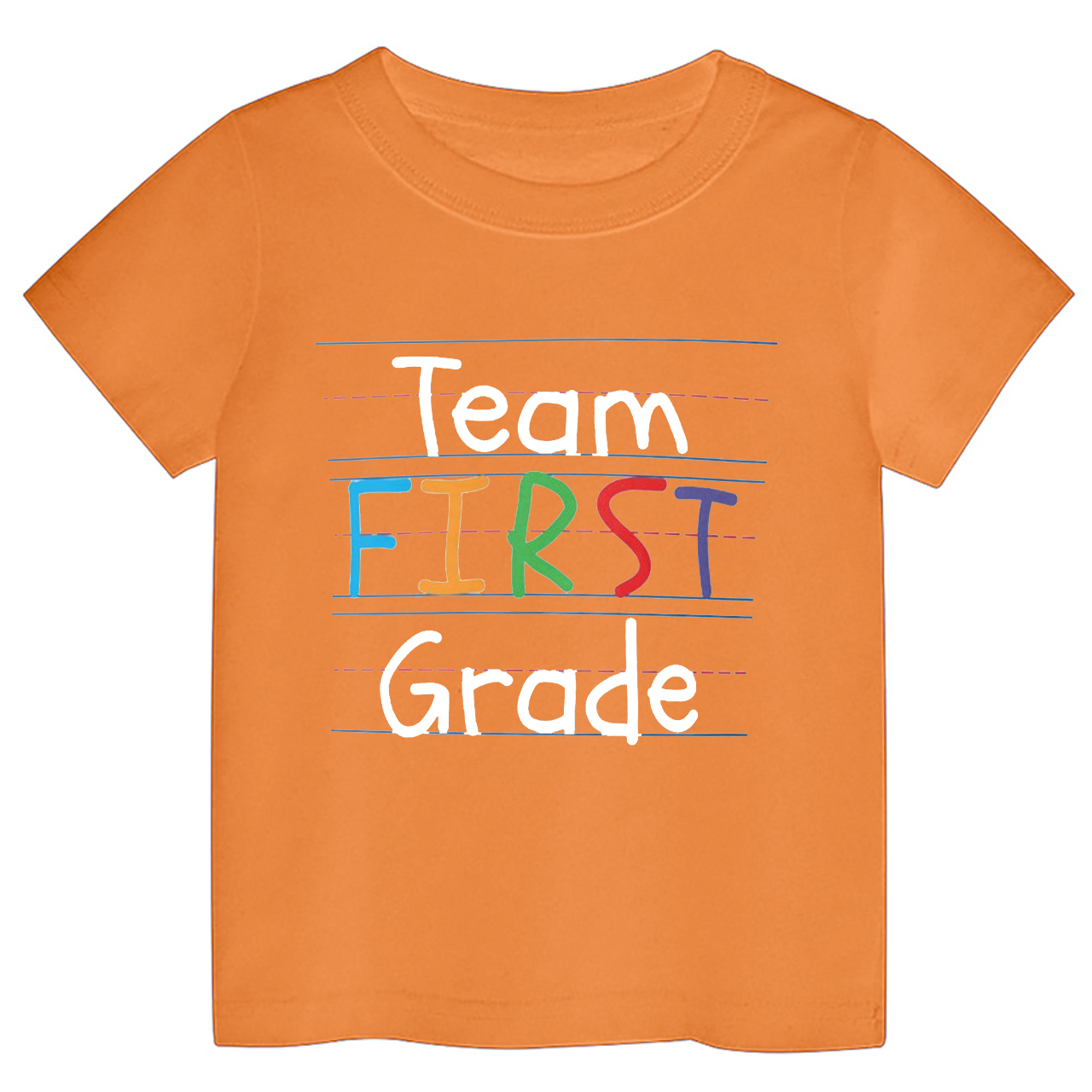Team First Grade Back To School Kids T-shirts