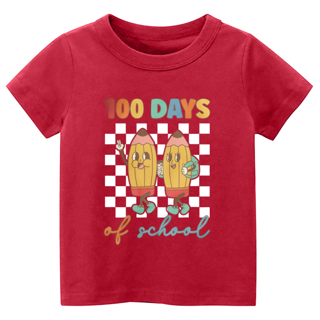 100 Days Of School Back To School Kids T-shirts
